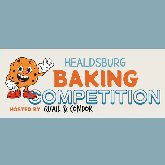 Healdsburg Baking Competition hosted by Quail & Condor at Healdsburg Farmers' Market.